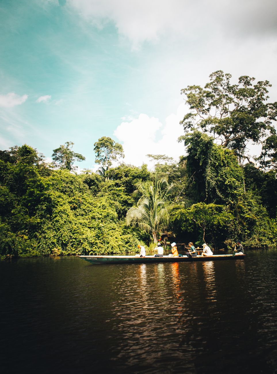 Expedição na floresta amazônica
